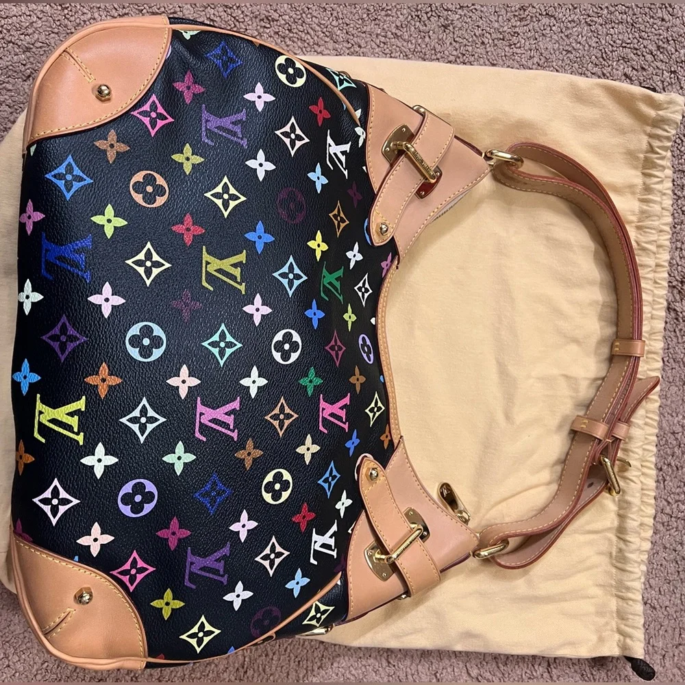 Louis Vuitton X Takashi Murakami Monogram Multicolor Greta Limited Edition bag. - Picture 3 of 12